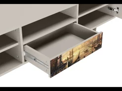Móvel De Tv* Mueble de TV - 170х59х41 cm - T6 - Venice, Areia Bege
