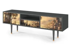 Móvel De Tv| Mueble de TV - 170х59х41 cm - T6 - Venice, Antracite Cinza antracite