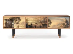 Discount Mueble de TV - 170х59х48 cm - T4 - Venice, Nogueira Castanho