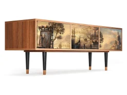 Discount Mueble de TV - 170х59х48 cm - T4 - Venice, Nogueira Castanho