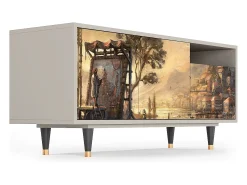 Mueble de TV - 125х56х41 cm - T7 - Venice, Areia^ Móvel De Tv