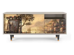 Mueble de TV - 125х56х41 cm - T7 - Venice, Areia^ Móvel De Tv