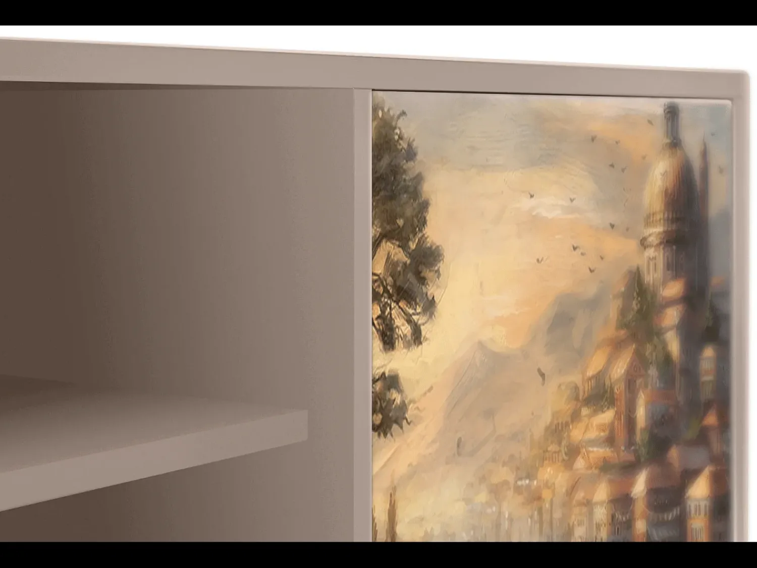 Mueble de TV - 170х69х48 cm - T2 - Venice, Latte^ Móvel De Tv