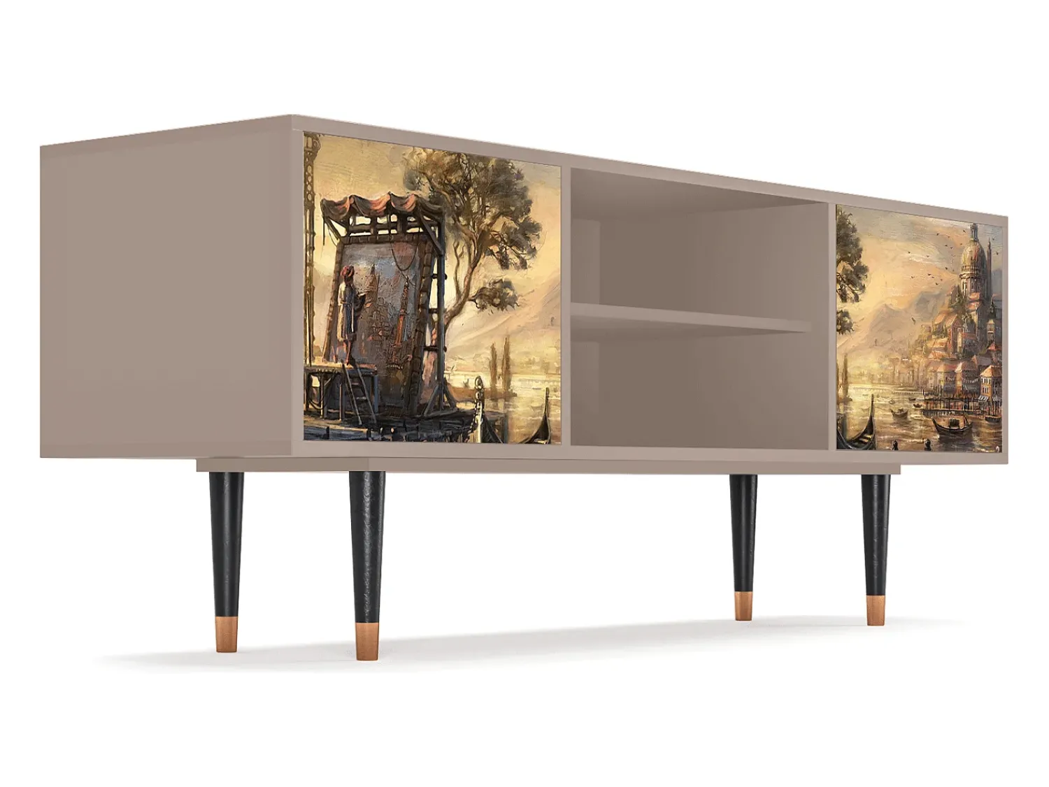 Mueble de TV - 170х69х48 cm - T2 - Venice, Latte^ Móvel De Tv