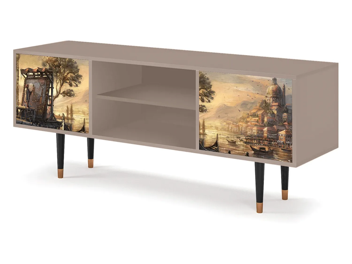 Mueble de TV - 170х69х48 cm - T2 - Venice, Latte^ Móvel De Tv