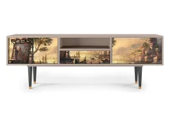 Móvel De Tv| Mueble de TV - 170х59х41 cm - T6 - Venice, Latte Bege