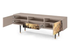 Móvel De Tv| Mueble de TV - 170х59х41 cm - T6 - Venice, Latte Bege