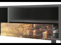 Mueble de TV - 115х59х48 cm - T3 - Venice, Antracite Cinza antracite