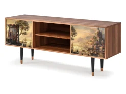 Móvel De Tv* Mueble de TV - 170х69х48 cm - T2 - Venice, Nogueira Castanho