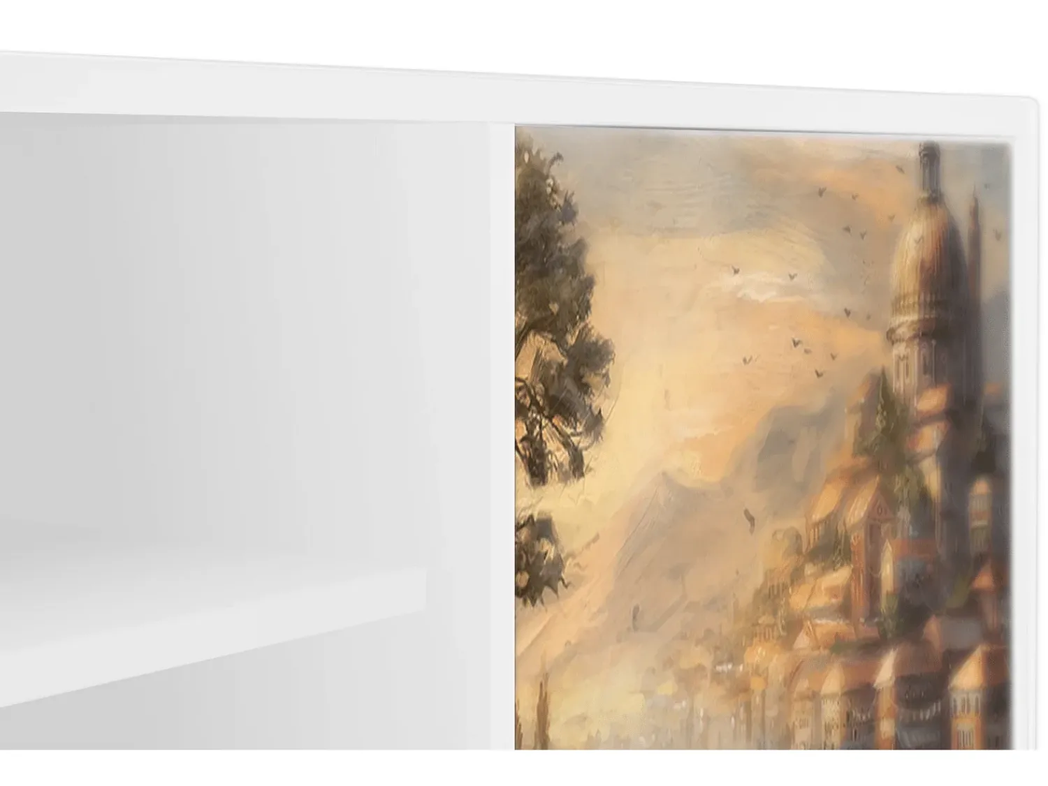 Móvel De Tv* Mueble de TV - 170х69х48 cm - T2 - Venice, Branco Bege