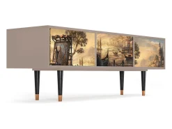 New Mueble de TV - 170х59х48 cm - T4 - Venice, Latte Bege
