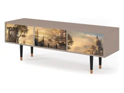 New Mueble de TV - 170х59х48 cm - T4 - Venice, Latte Bege