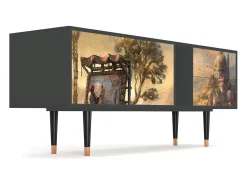 Mueble de TV - 170х69х48 cm - T1 - Venice, Antracite^ Móvel De Tv