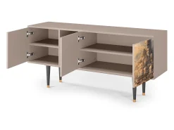 Móvel De Tv* Mueble de TV - 150х69х41 cm - T5 - Venice, Latte Bege