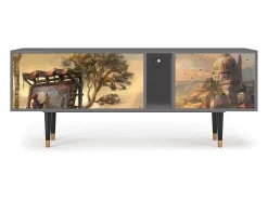 Mueble de TV - 170х69х48 cm - T1 - Venice, Cinza^ Móvel De Tv