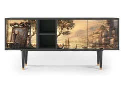Mueble de TV - 150х69х41 cm - T5 - Venice, Antracite^ Móvel De Tv