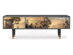 Mueble de TV - 170х59х48 cm - T4 - Venice, Antracite^ Móvel De Tv