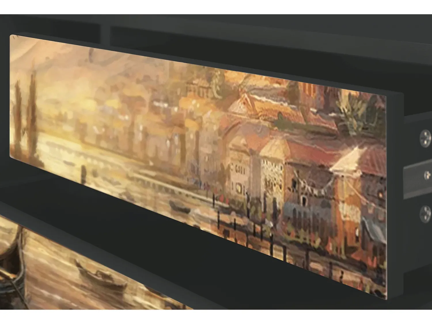 Mueble de TV - 170х59х48 cm - T4 - Venice, Antracite^ Móvel De Tv