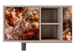 Móvel De Tv| Mueble de TV - 150х69х41 cm - T5 - Versailles, Latte Bege