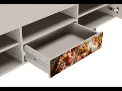 Móvel De Tv| Mueble de TV - 170х59х41 cm - T6 - Versailles, Areia Bege