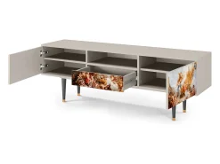 Móvel De Tv| Mueble de TV - 170х59х41 cm - T6 - Versailles, Areia Bege