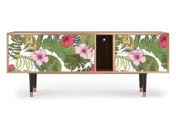 Mueble de TV - 170х69х48 cm - T1 - Verdant Tropics, Nogueira^ Móvel De Tv