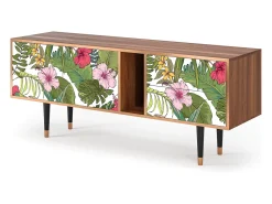 Mueble de TV - 170х69х48 cm - T1 - Verdant Tropics, Nogueira^ Móvel De Tv
