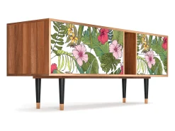 Mueble de TV - 170х69х48 cm - T1 - Verdant Tropics, Nogueira^ Móvel De Tv