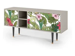 Online Mueble de TV - 150х69х41 cm - T5 - Verdant Tropics, Areia Bege