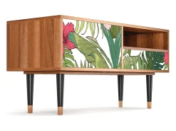 Online Mueble de TV - 115х59х48 cm - T3 - Verdant Tropics, Nogueira Castanho