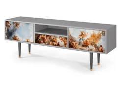 Móvel De Tv* Mueble de TV - 170х59х41 cm - T6 - Versailles, Cinza Cinzento