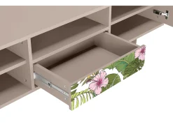 Móvel De Tv* Mueble de TV - 170х59х41 cm - T6 - Verdant Tropics, Latte Bege