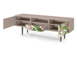 Móvel De Tv* Mueble de TV - 170х59х41 cm - T6 - Verdant Tropics, Latte Bege