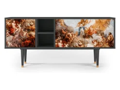 Móvel De Tv| Mueble de TV - 150х69х41 cm - T5 - Versailles, Antracite Cinza antracite