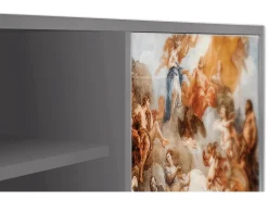 Outlet Mueble de TV - 170х69х48 cm - T2 - Versailles, Cinza Cinzento