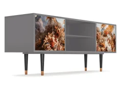 Outlet Mueble de TV - 170х69х48 cm - T2 - Versailles, Cinza Cinzento