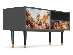 Online Mueble de TV - 115х59х48 cm - T3 - Versailles, Antracite Cinza antracite