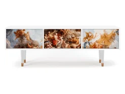 Móvel De Tv* Mueble de TV - 170х59х48 cm - T4 - Versailles, Branco Bege