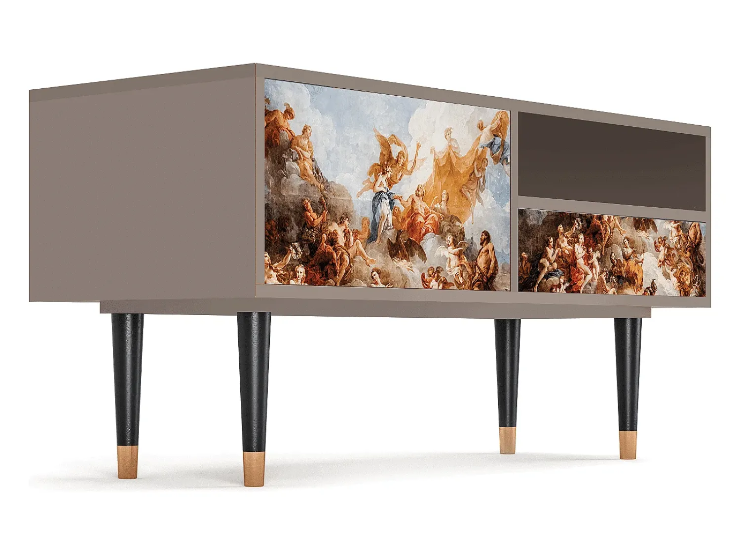 Mueble de TV - 115х59х48 cm - T3 - Versailles, Latte^ Móvel De Tv