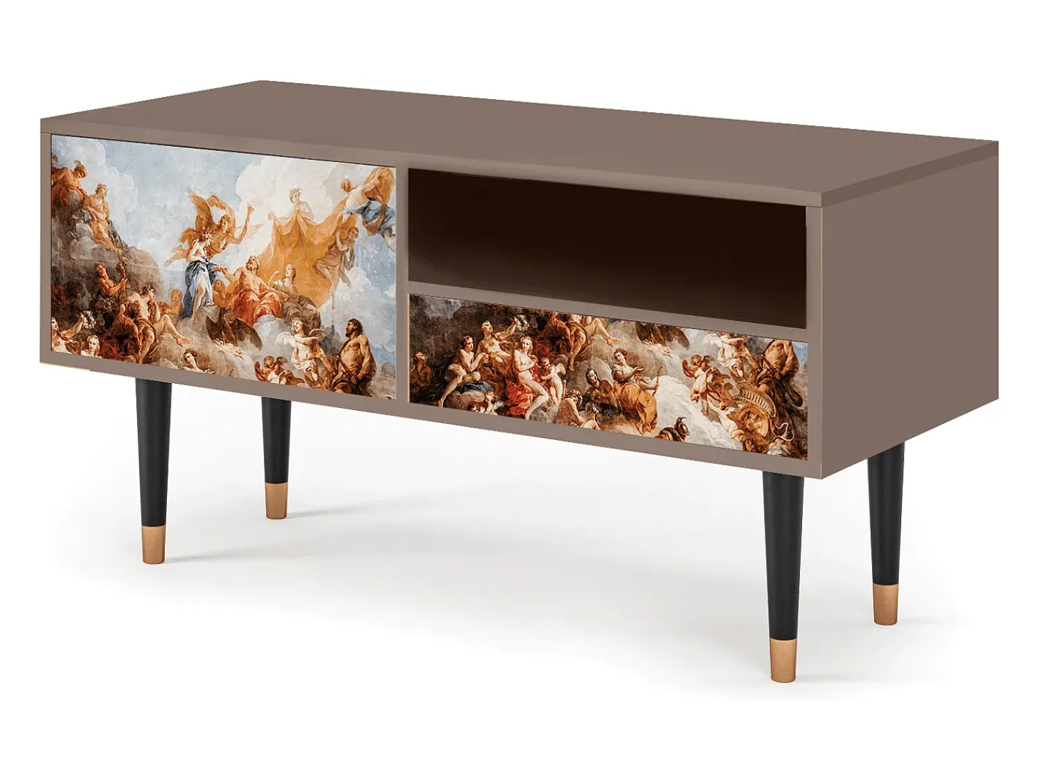 Mueble de TV - 115х59х48 cm - T3 - Versailles, Latte^ Móvel De Tv