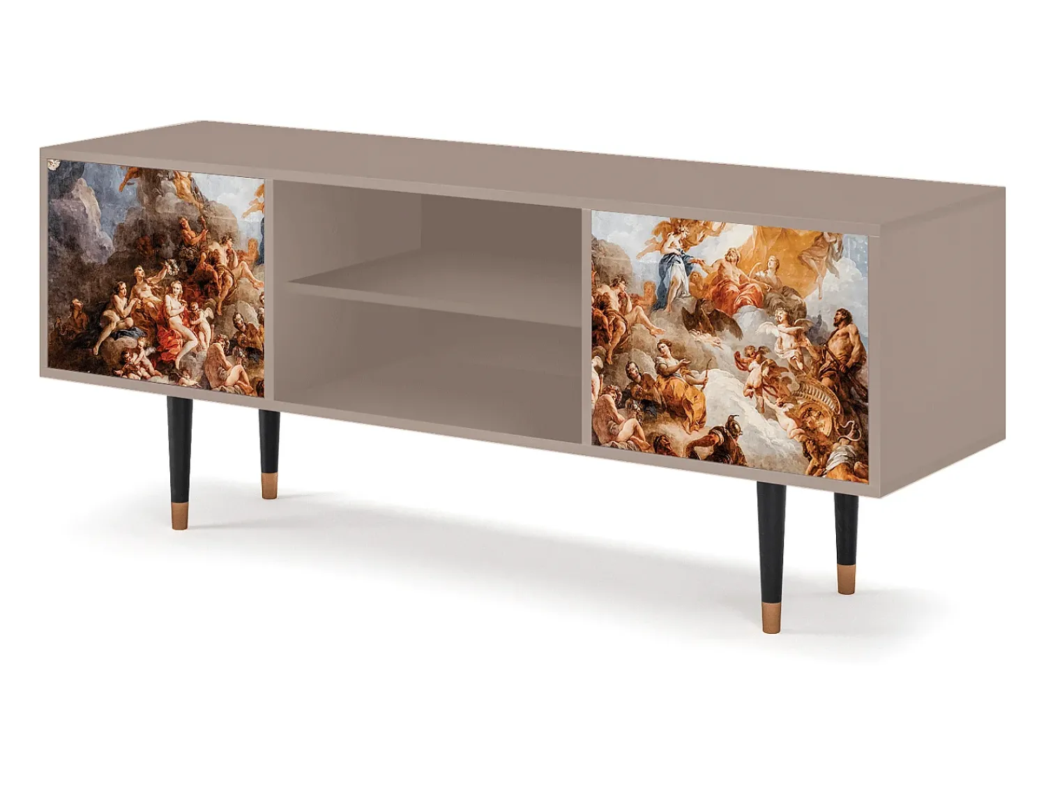 Hot Mueble de TV - 170х69х48 cm - T2 - Versailles, Latte Bege