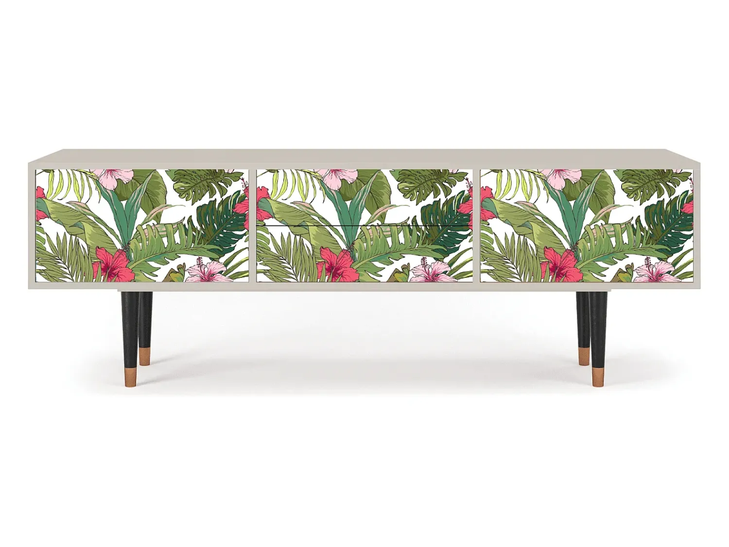 Hot Mueble de TV - 170х59х48 cm - T4 - Verdant Tropics, Areia Bege
