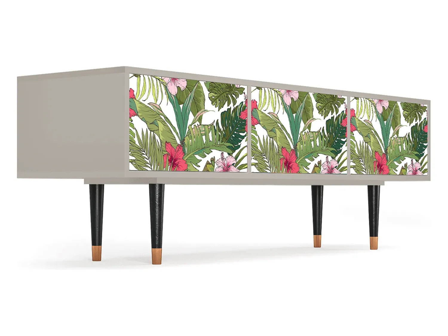 Hot Mueble de TV - 170х59х48 cm - T4 - Verdant Tropics, Areia Bege