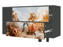 Móvel De Tv* Mueble de TV - 170х69х48 cm - T1 - Versailles, Antracite Cinza antracite