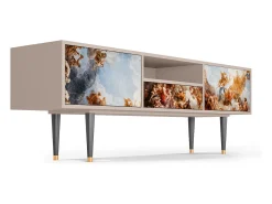 Móvel De Tv| Mueble de TV - 170х59х41 cm - T6 - Versailles, Latte Bege