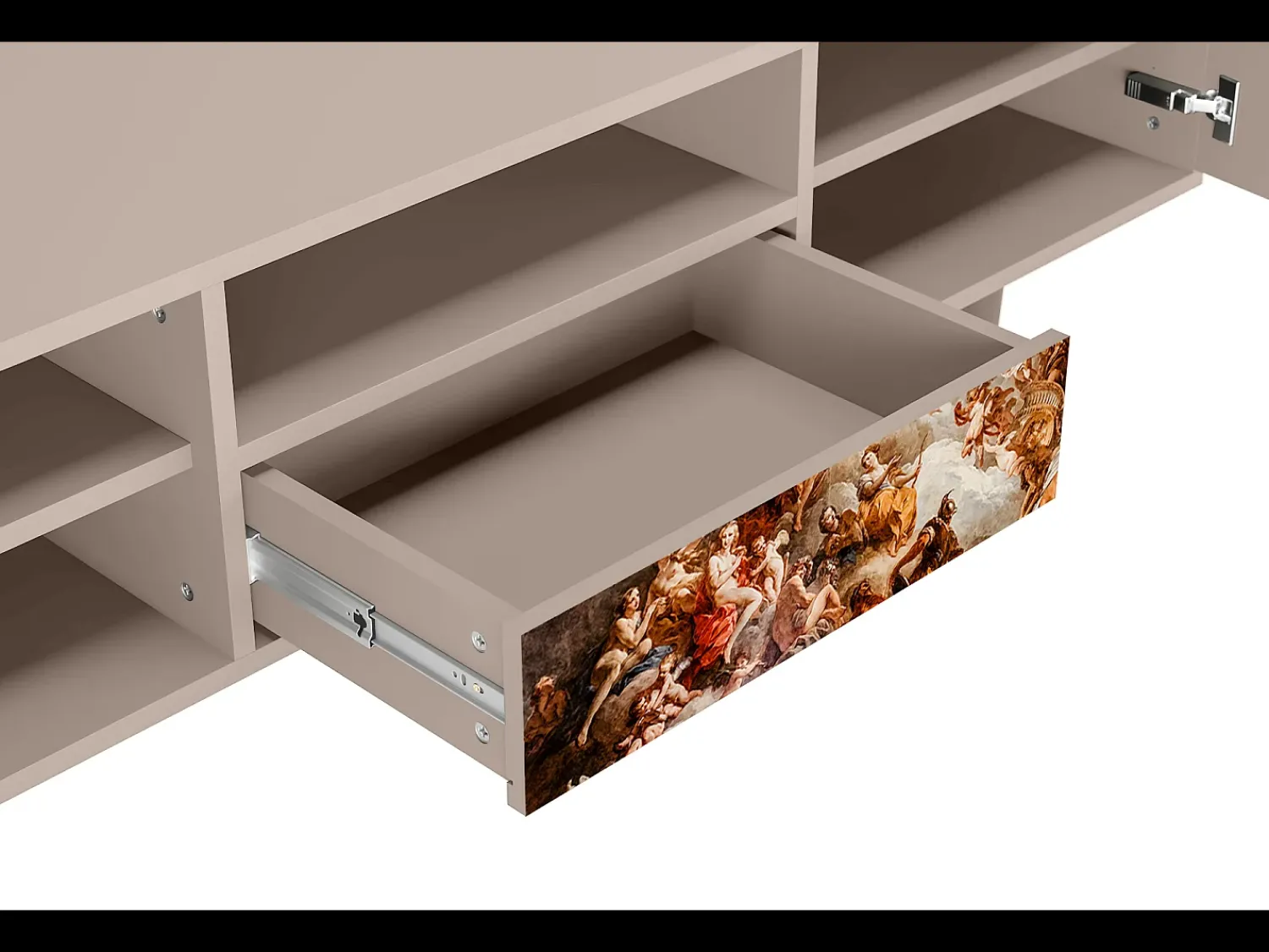 Móvel De Tv| Mueble de TV - 170х59х41 cm - T6 - Versailles, Latte Bege