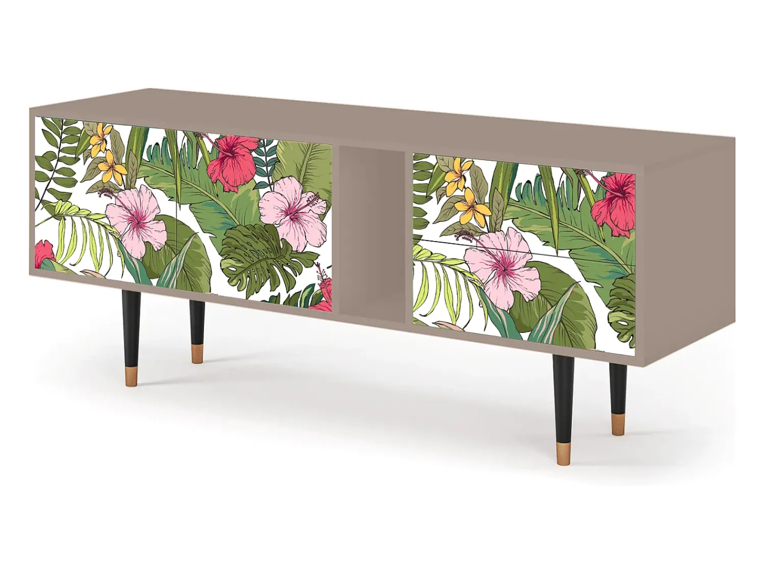 Clearance Mueble de TV - 170х69х48 cm - T1 - Verdant Tropics, Latte Bege