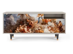 Best Mueble de TV - 125х56х41 cm - T7 - Versailles, Areia Bege