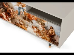 Best Mueble de TV - 125х56х41 cm - T7 - Versailles, Areia Bege