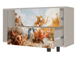 Mueble de TV - 170х69х48 cm - T1 - Versailles, Areia^ Móvel De Tv